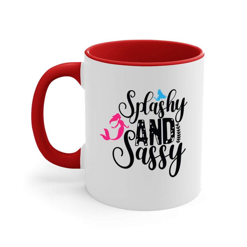Splashy and Sassy 624#- mermaid-Mug / Coffee Cup