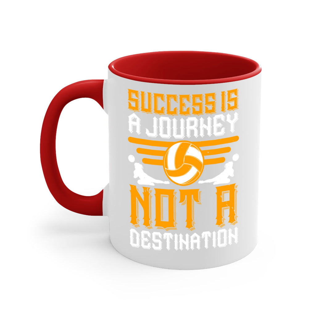 Success is a journey not a destination Style 426#- volleyball-Mug / Coffee Cup