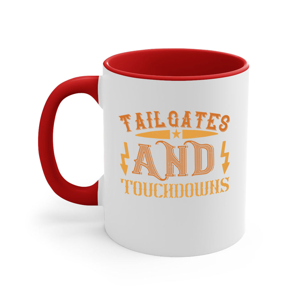 Tailgatege and touchdowns 370#- football-Mug / Coffee Cup