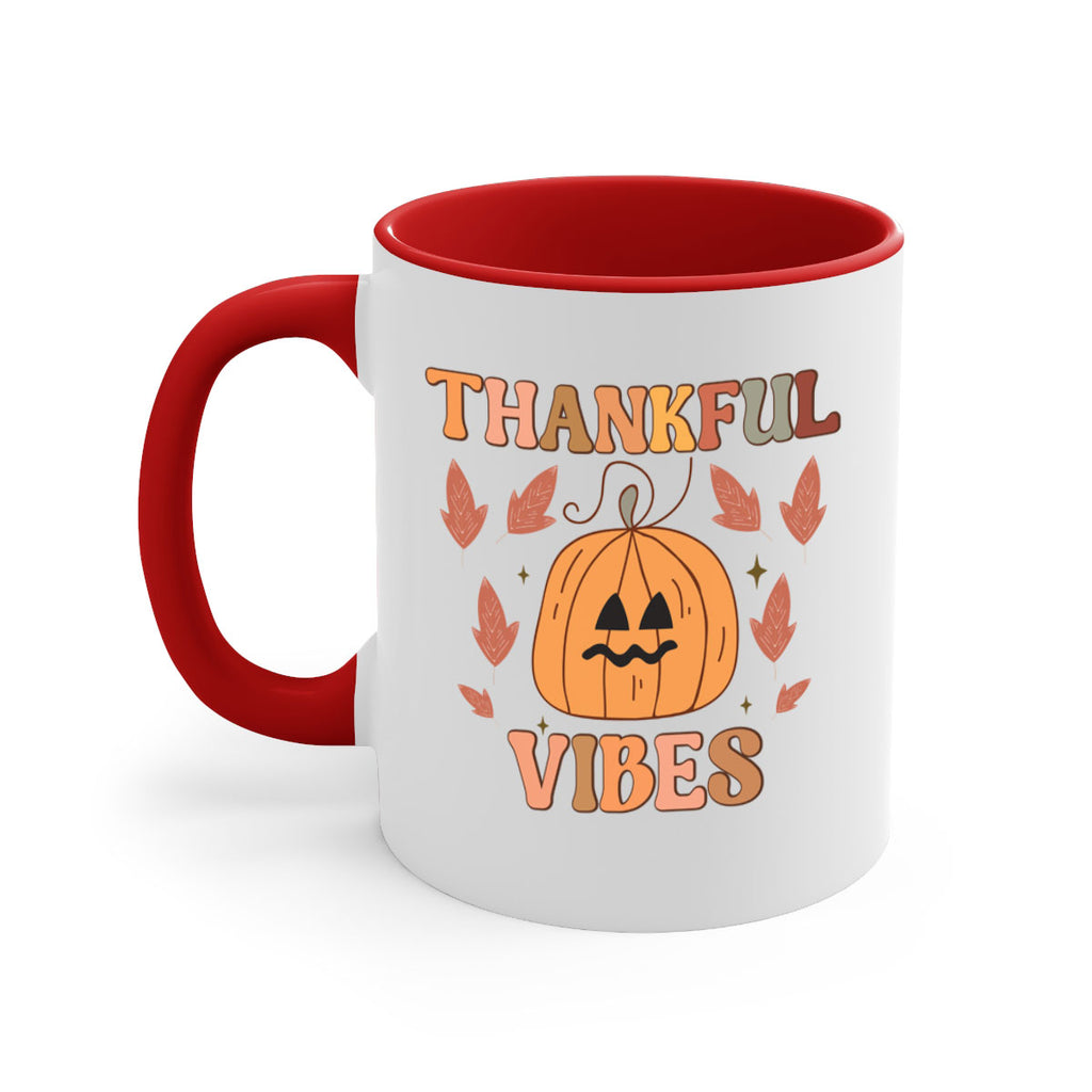 Thankful Vibes 607#- fall-Mug / Coffee Cup