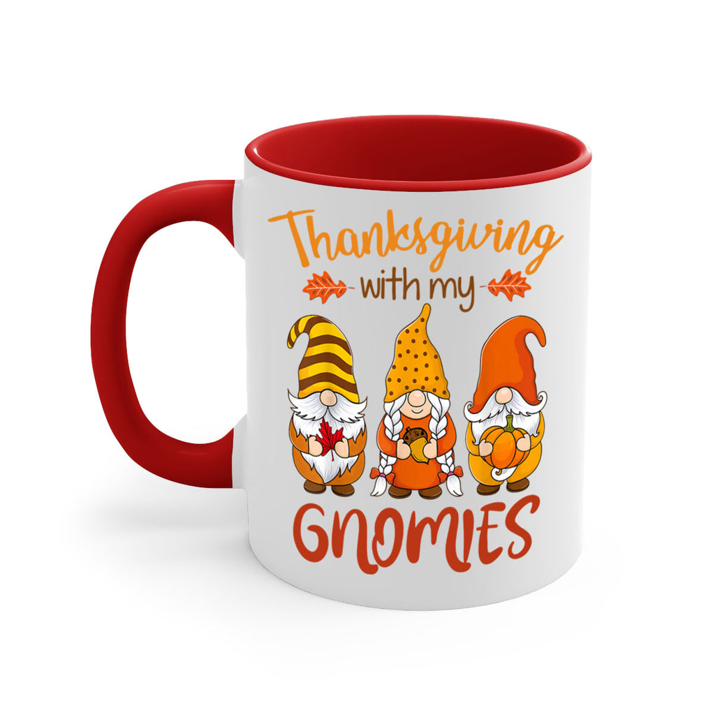 ThanksgivingWithGnomiesFall 610#- fall-Mug / Coffee Cup