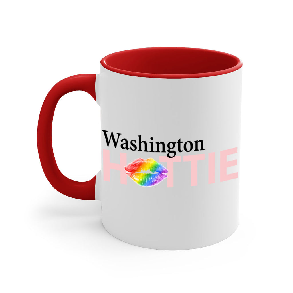 Washington Hottie with rainbow lips 47#- Hottie Collection-Mug / Coffee Cup