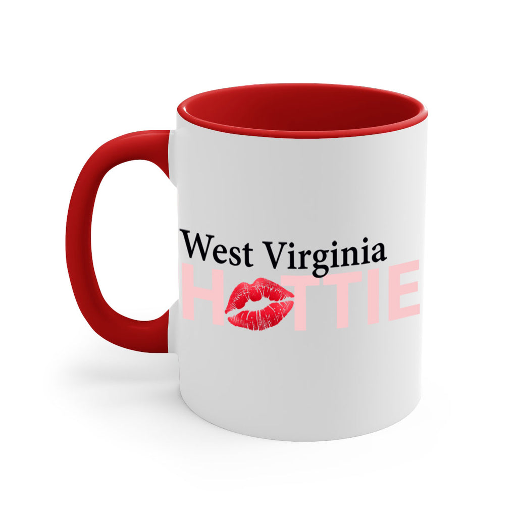 West Virginia Hottie With Red Lips 48#- Hottie Collection-Mug / Coffee Cup