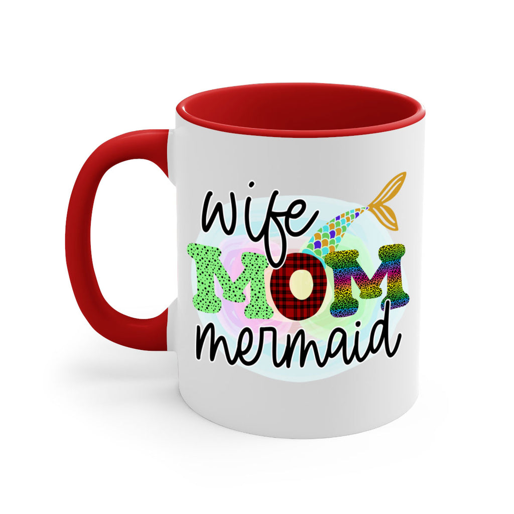 Wife Mom Mermaid 674#- mermaid-Mug / Coffee Cup