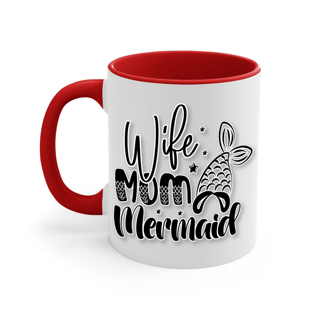Wife Mom Mermaid 675#- mermaid-Mug / Coffee Cup