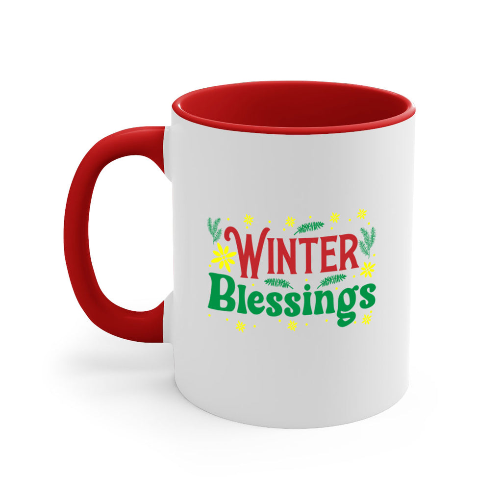 Winter Blessings 548#- winter-Mug / Coffee Cup