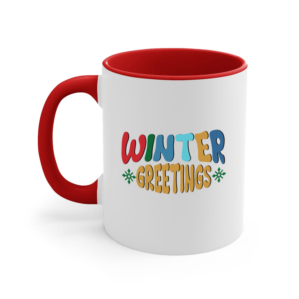 Winter Greetings 552#- winter-Mug / Coffee Cup