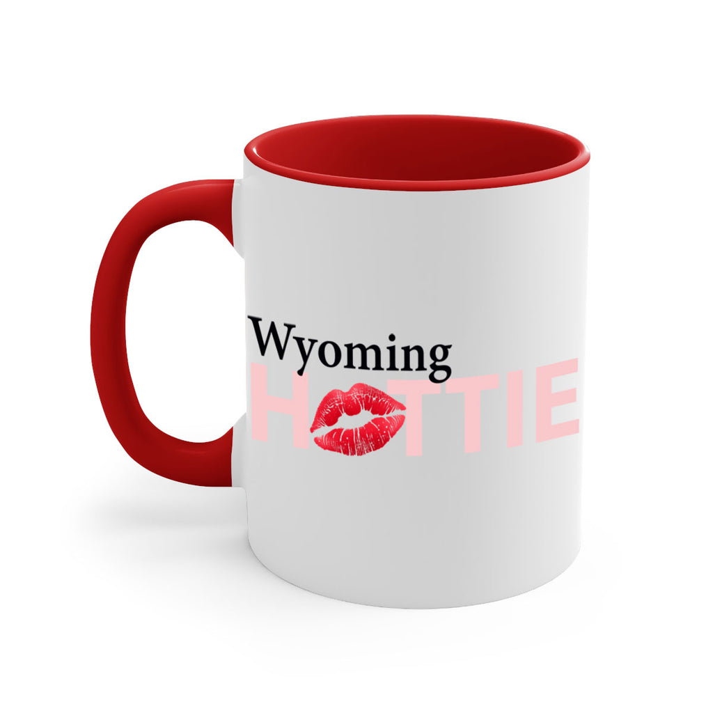 Wyoming Hottie With Red Lips 50#- Hottie Collection-Mug / Coffee Cup