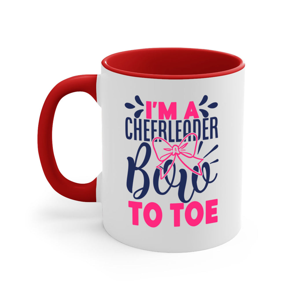 im a cheerleader bow to toe 1742#- cheer-Mug / Coffee Cup