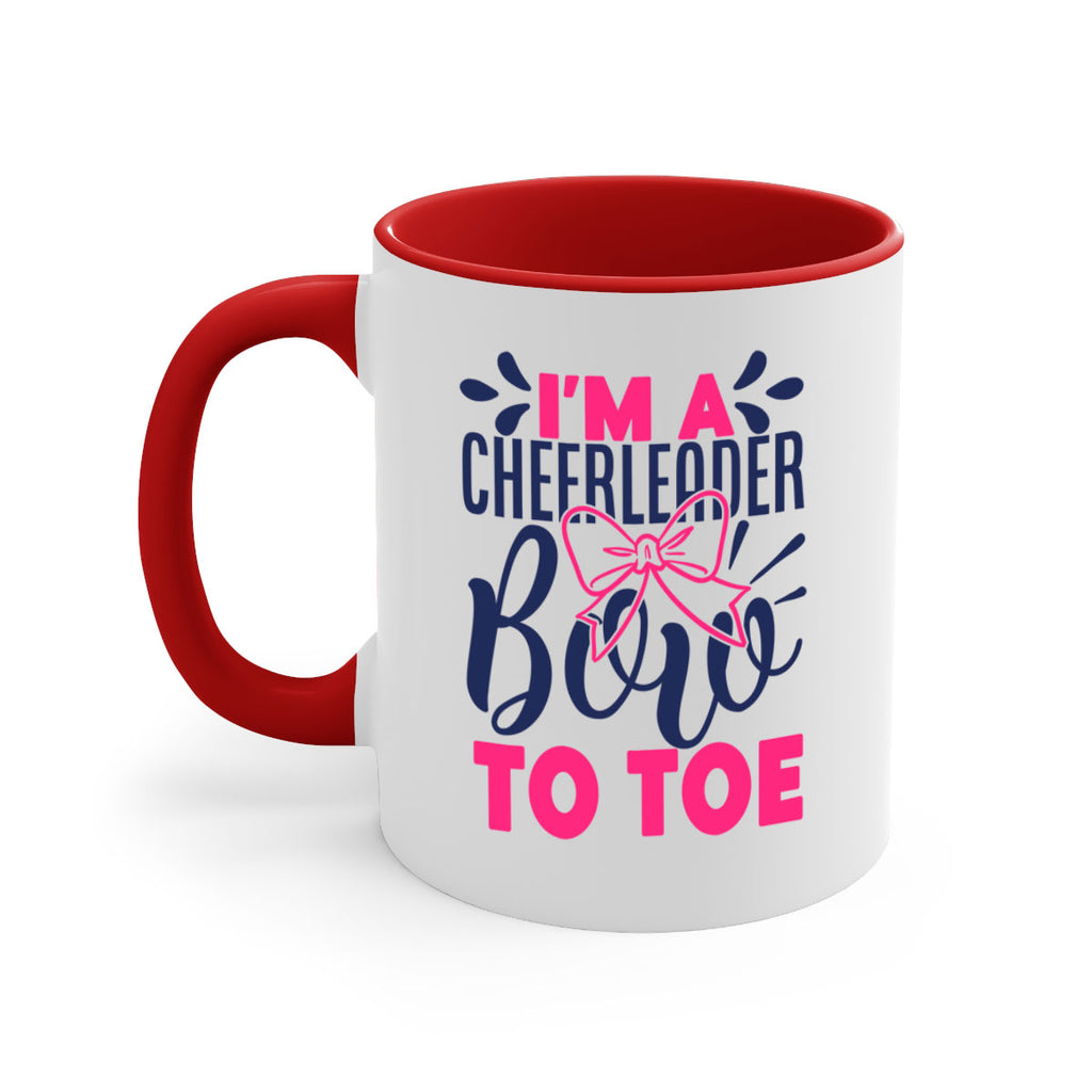 im a cheerleader bow to toe 1744#- cheer-Mug / Coffee Cup
