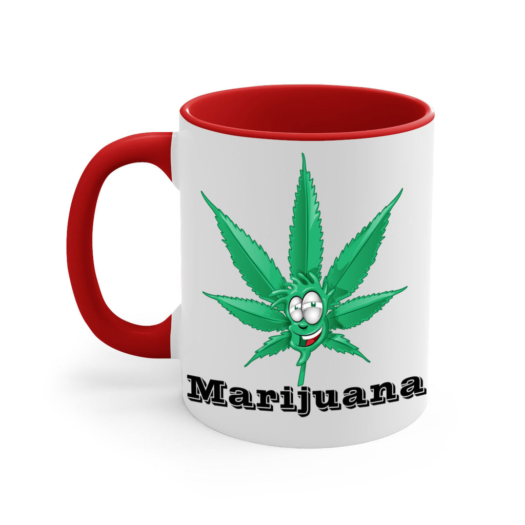 marijuana happy face 199#- marijuana-Mug / Coffee Cup