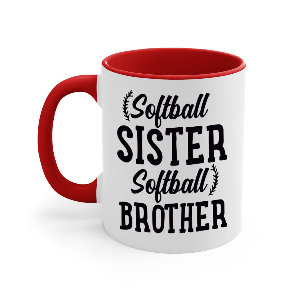 softball sister softball brother 2273#- softball-Mug / Coffee Cup