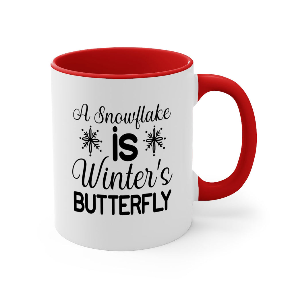 A Snowflake is Winters Butterfly3#- winter-Mug / Coffee Cup