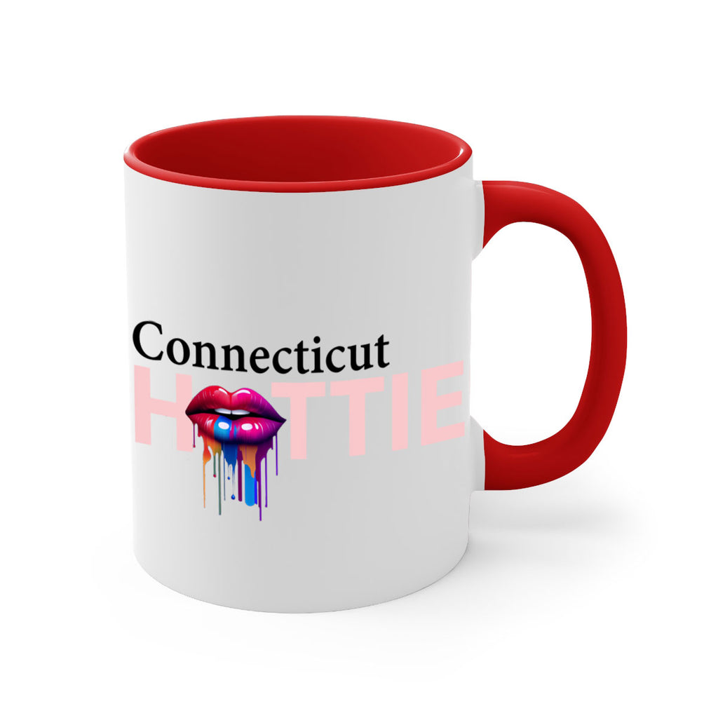 Connecticut Hottie with dripping lips 7#- Hottie Collection-Mug / Coffee Cup