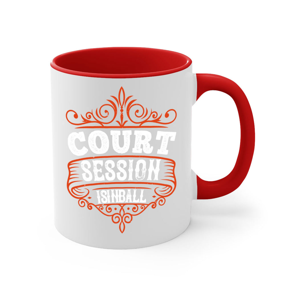 Court is in ball session 1350#- basketball-Mug / Coffee Cup