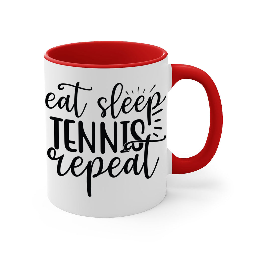 Eat sleep Tennis repeat 1293#- tennis-Mug / Coffee Cup