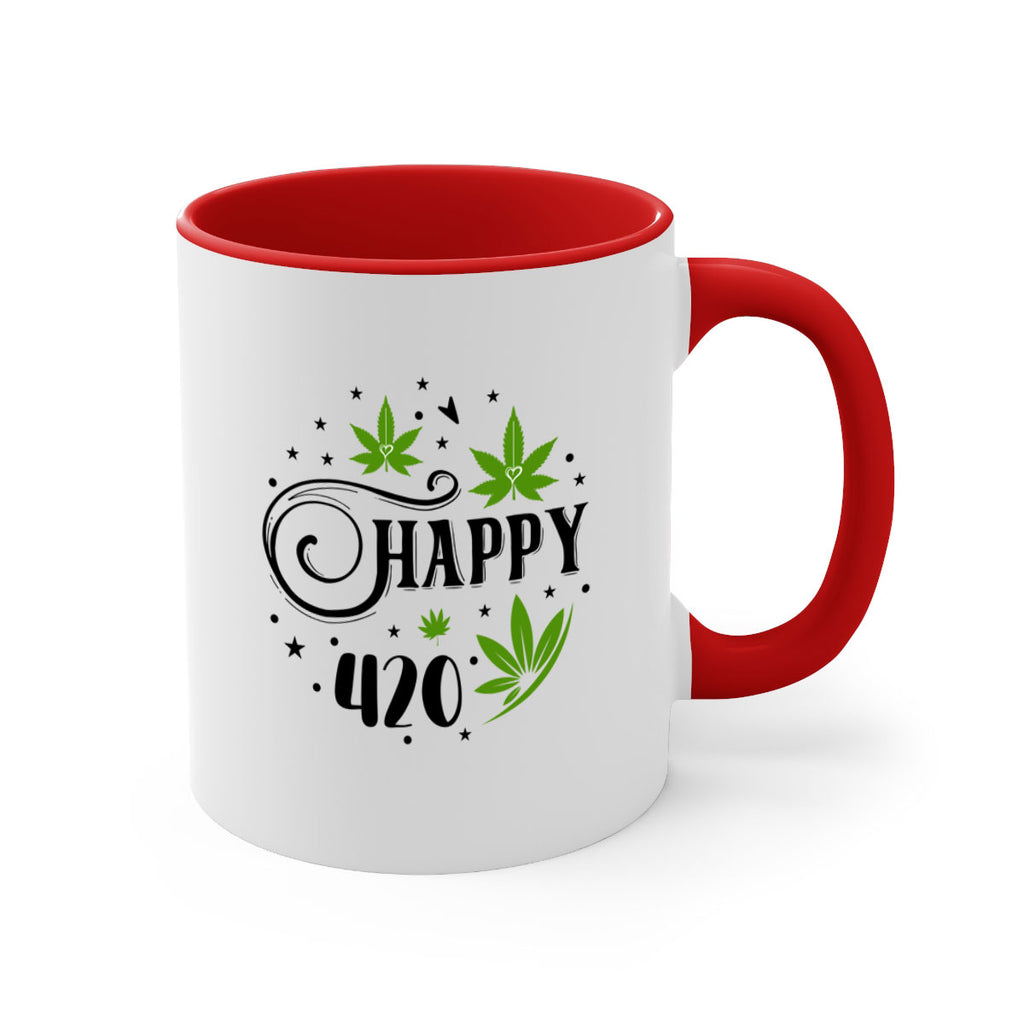 Happy 420 101#- marijuana-Mug / Coffee Cup