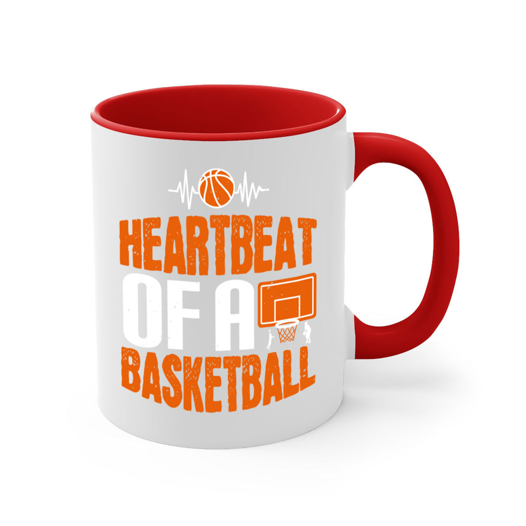 Heartbeat of a basketball 2299#- basketball-Mug / Coffee Cup