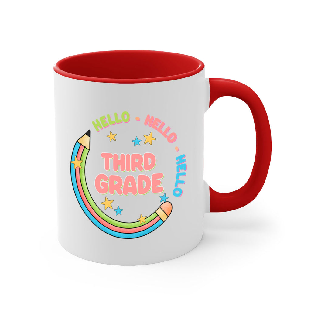 Hello 3rd Grade Pencil 10#- Third Grade-Mug / Coffee Cup