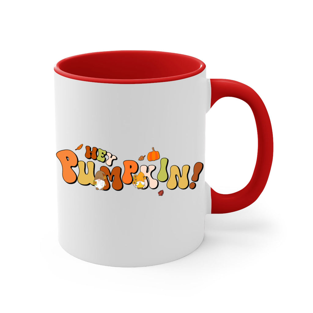 HeyPumpkinFallGnome 313#- fall-Mug / Coffee Cup