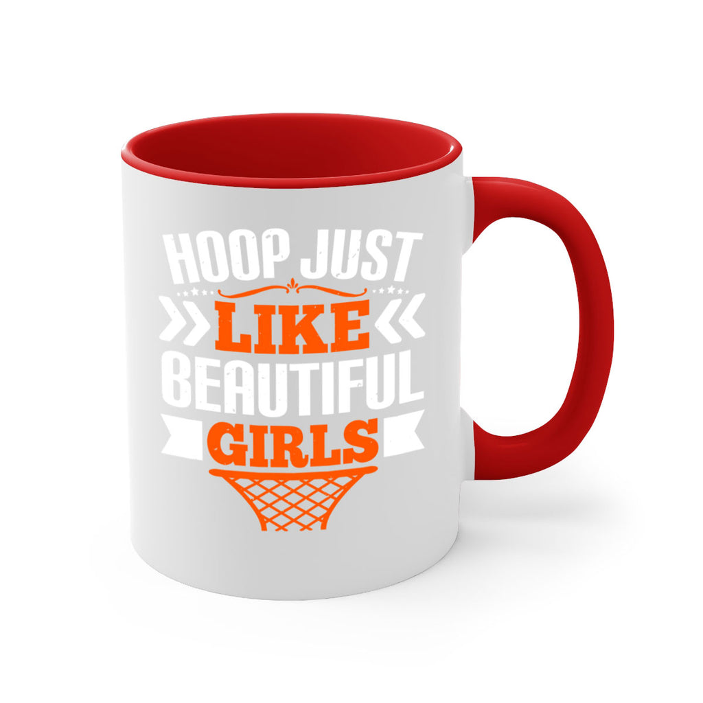 Hoop just like beautiful girls 2289#- basketball-Mug / Coffee Cup