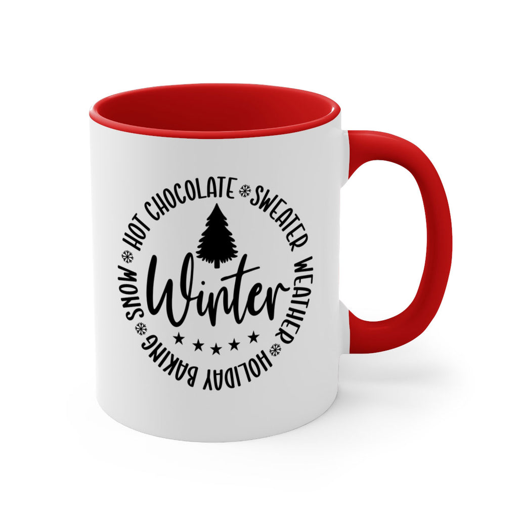 Hot Chocolate Sweater Weather Holiday Baking Snows196#- winter-Mug / Coffee Cup