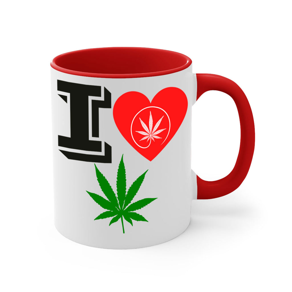 I love Cannabis heart 126#- marijuana-Mug / Coffee Cup