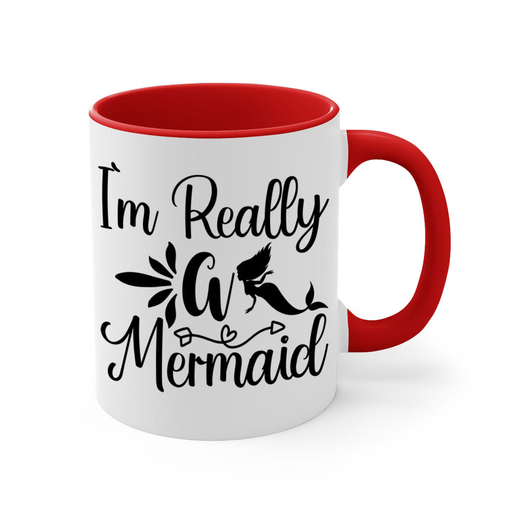 Im really a mermaid 261#- mermaid-Mug / Coffee Cup