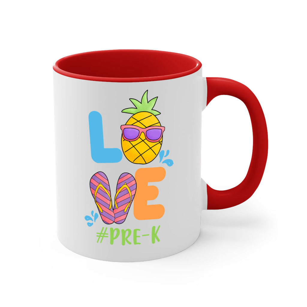LOVE PreK Summer Pineapple 21#- preK-Mug / Coffee Cup