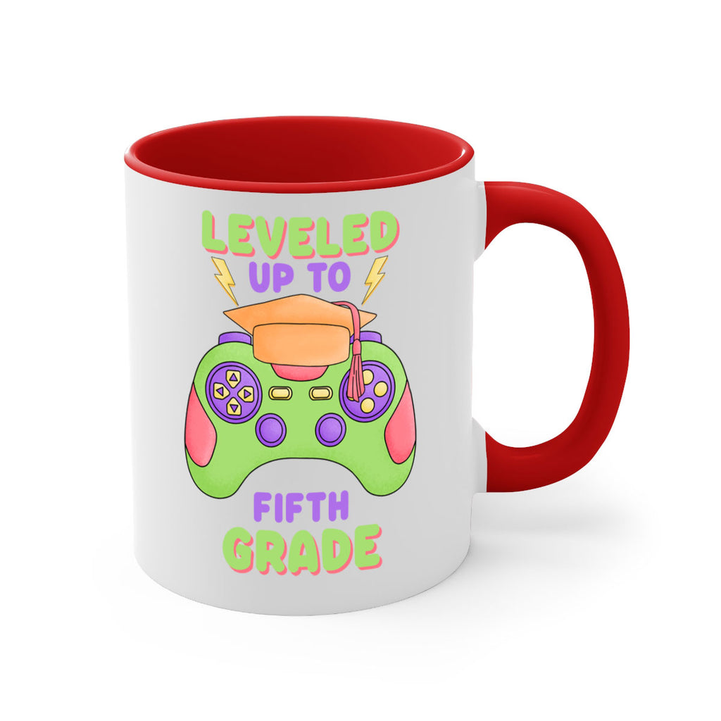 Leveled up to 5th Grade 17#- 5th grade-Mug / Coffee Cup