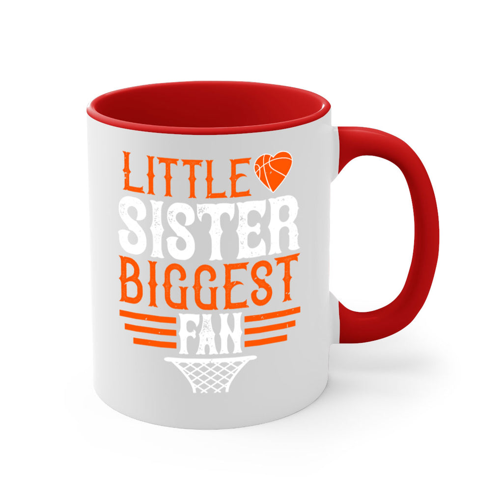 Little sister biggest fan 2002#- basketball-Mug / Coffee Cup