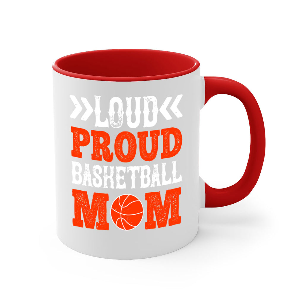 Loud proud basketball mom 741#- basketball-Mug / Coffee Cup