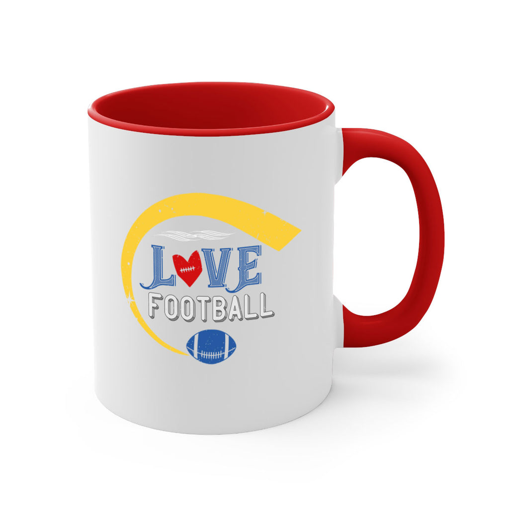 Love football 733#- football-Mug / Coffee Cup