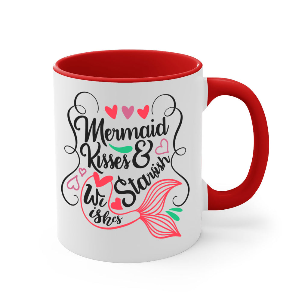 Mermaid Kisses Starfish Wishes 368#- mermaid-Mug / Coffee Cup