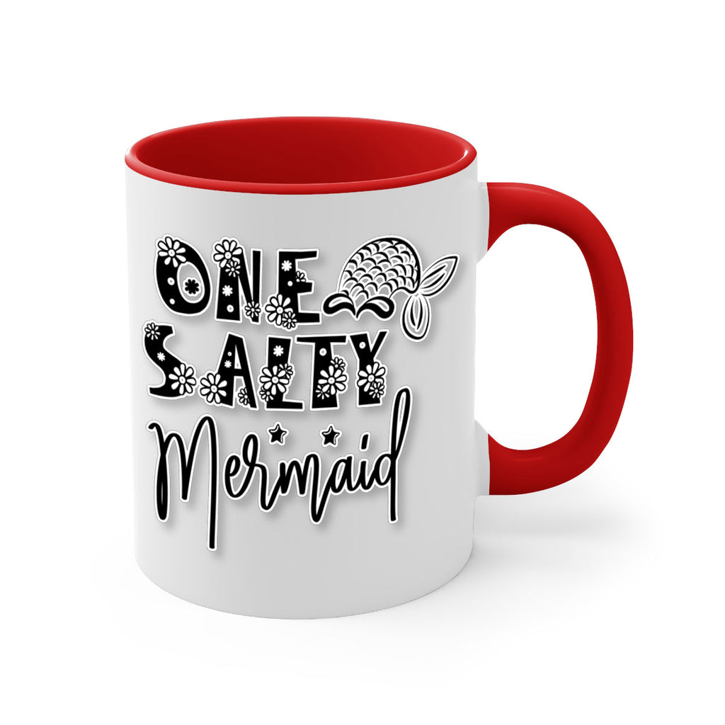 One Salty Mermaid 527#- mermaid-Mug / Coffee Cup