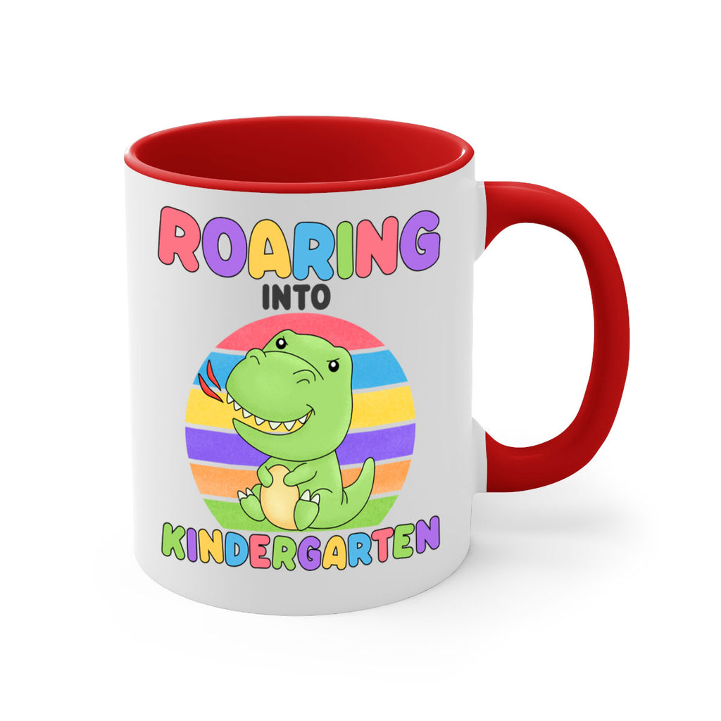 Roaring to Kindergarten Trex 19#- Kindergarten-Mug / Coffee Cup