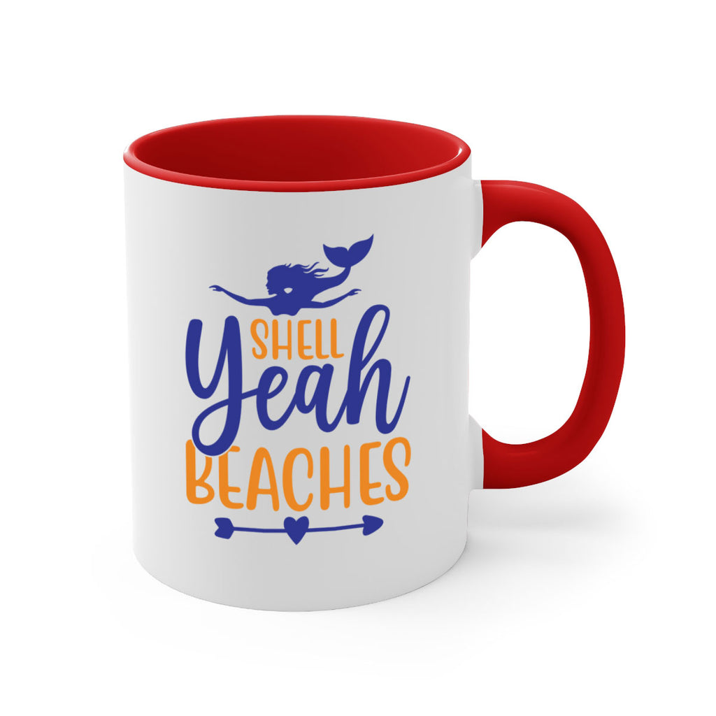 Shell Yeah Beaches 584#- mermaid-Mug / Coffee Cup