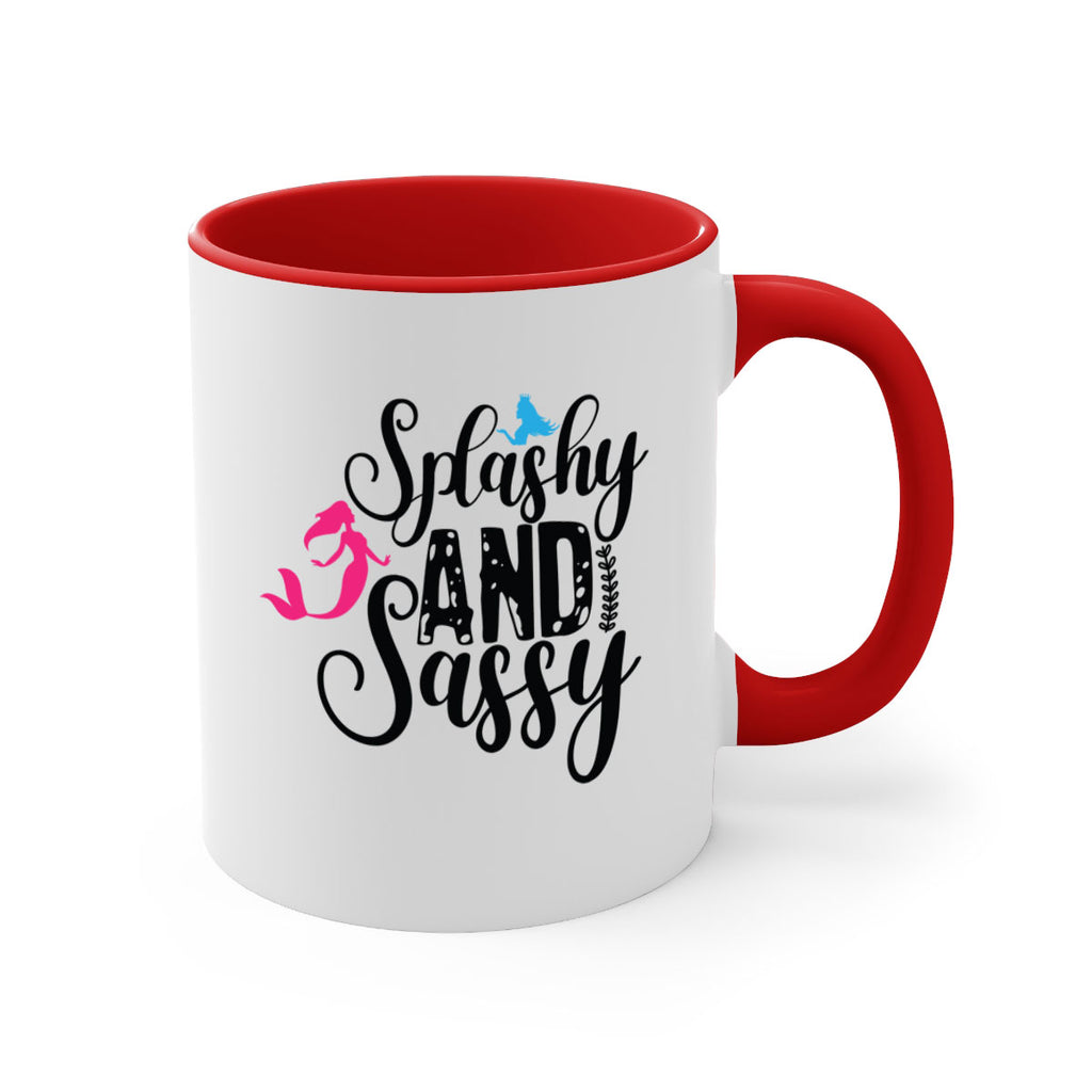 Splashy and Sassy 624#- mermaid-Mug / Coffee Cup