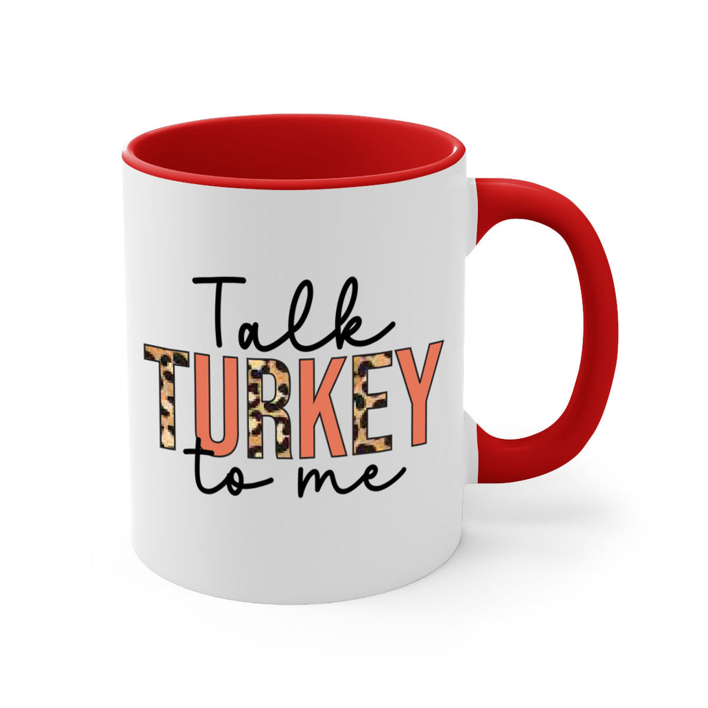 Talk turkey to me 595#- fall-Mug / Coffee Cup