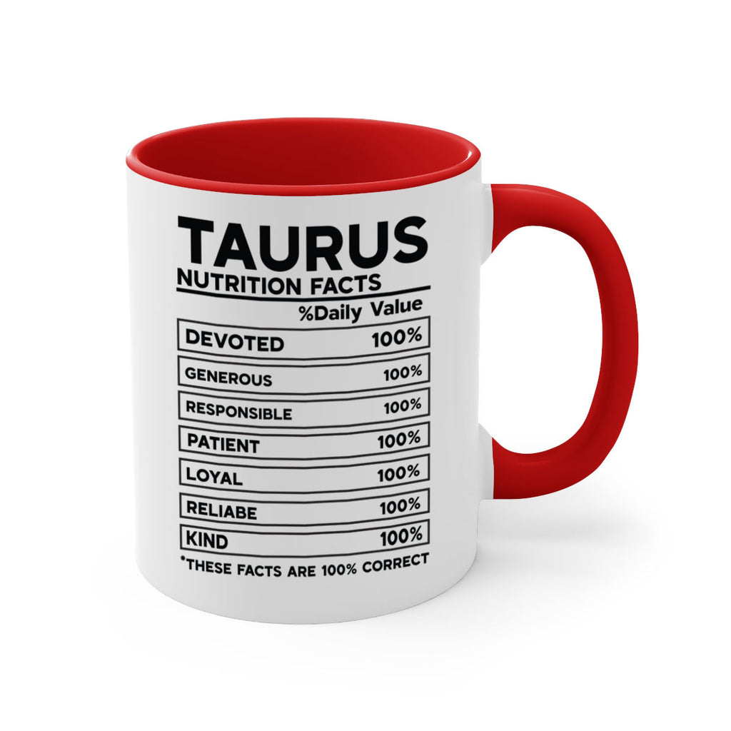 Taurus Nutrition Facts 490#- zodiac-Mug / Coffee Cup