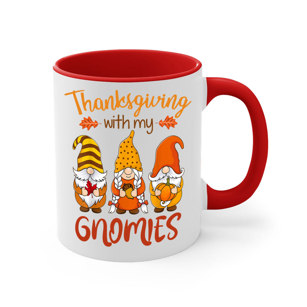 ThanksgivingWithGnomiesFall 610#- fall-Mug / Coffee Cup