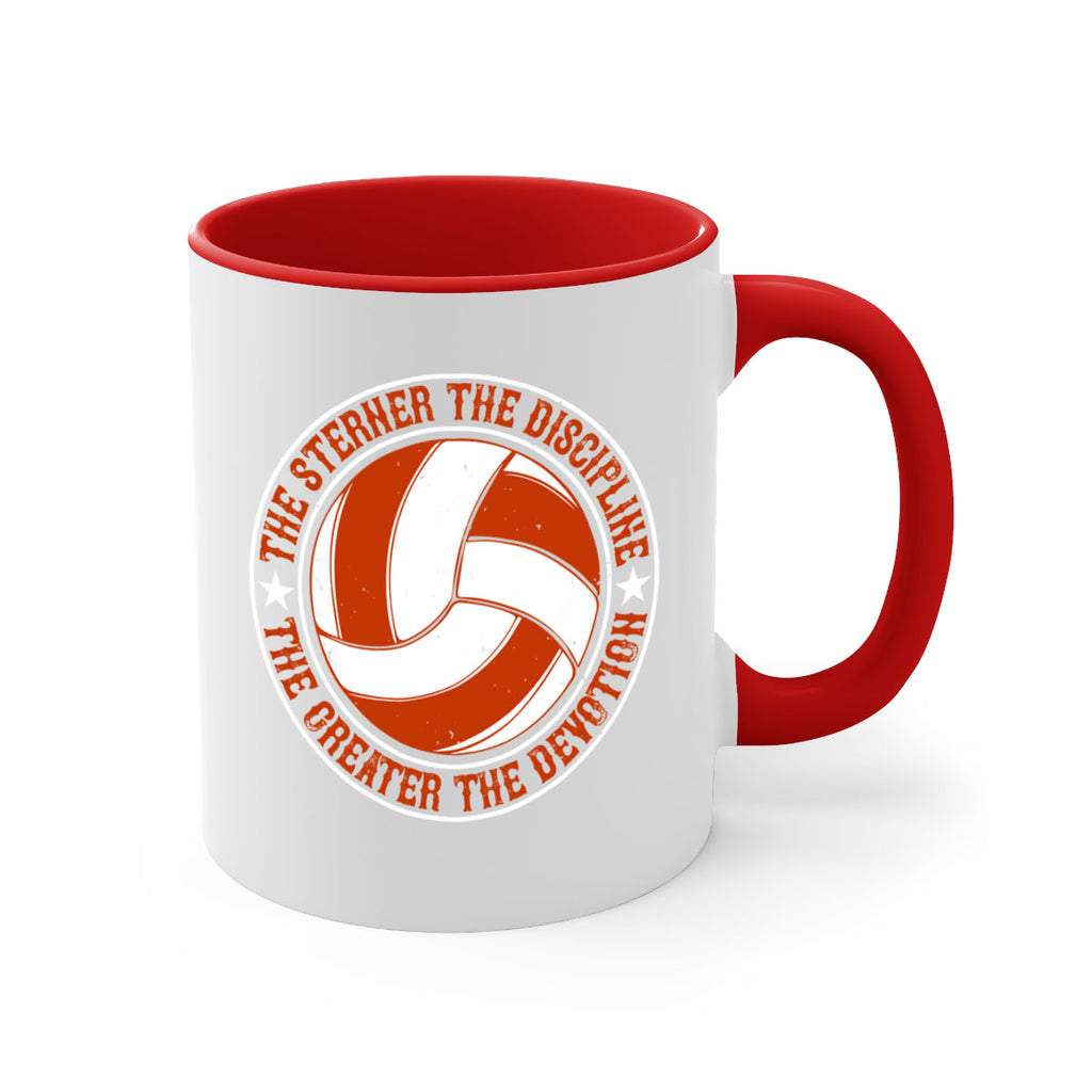 The sterner the discipline the greater the devotion Style 176#- volleyball-Mug / Coffee Cup