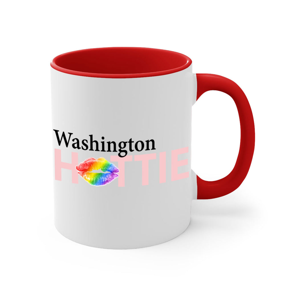 Washington Hottie with rainbow lips 47#- Hottie Collection-Mug / Coffee Cup