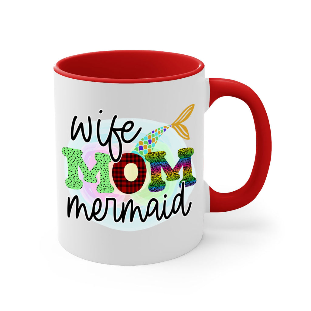 Wife Mom Mermaid 674#- mermaid-Mug / Coffee Cup
