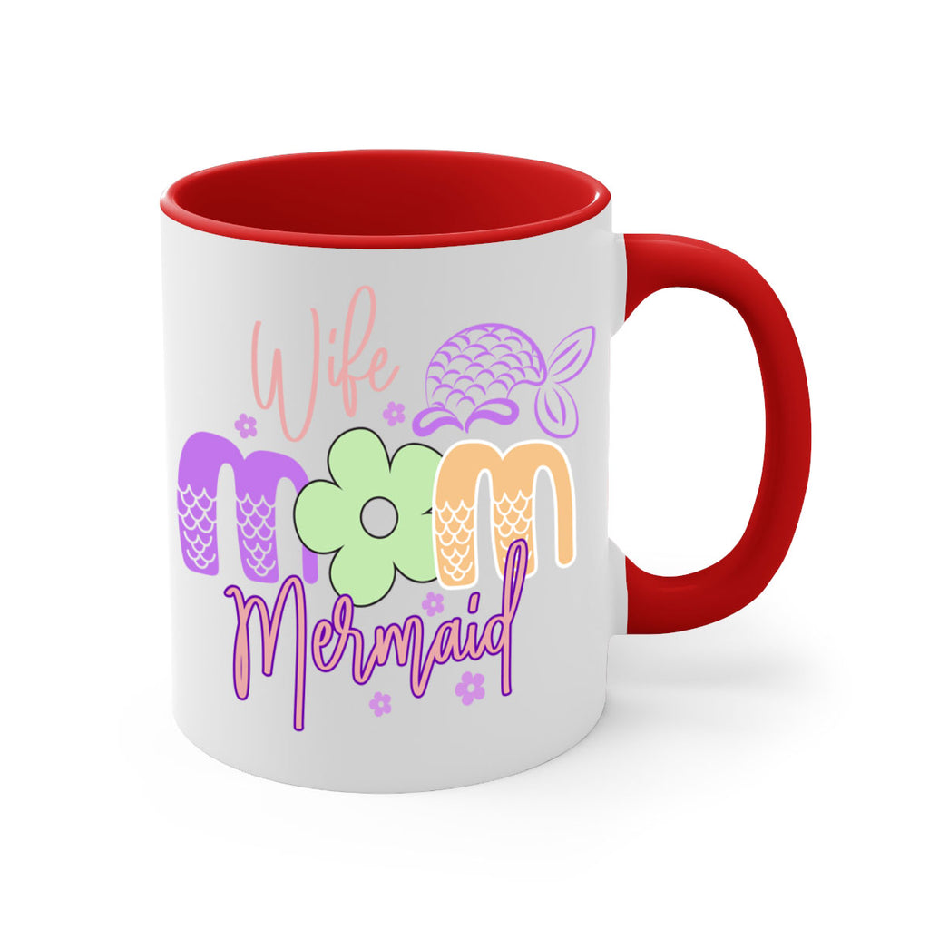Wife Mom Mermaid 677#- mermaid-Mug / Coffee Cup