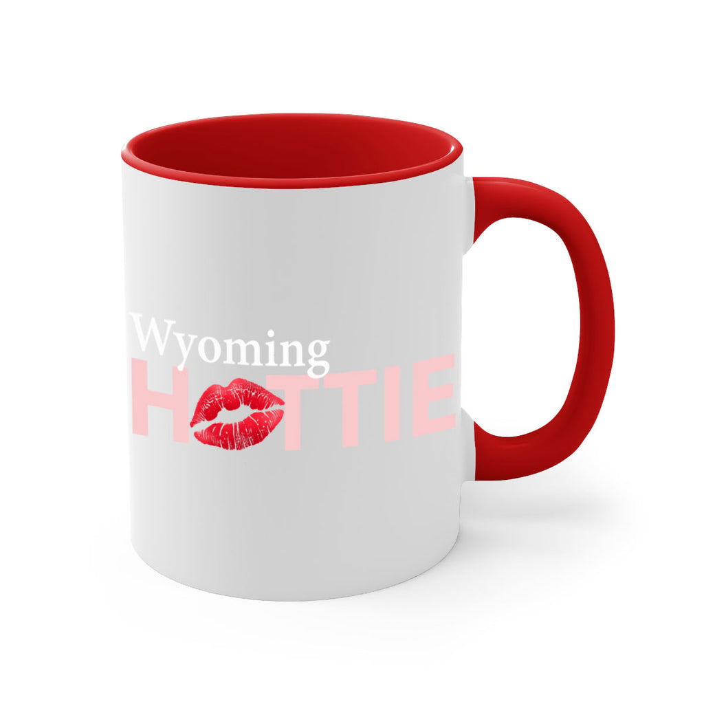 Wyoming Hottie With Red Lips 104#- Hottie Collection-Mug / Coffee Cup
