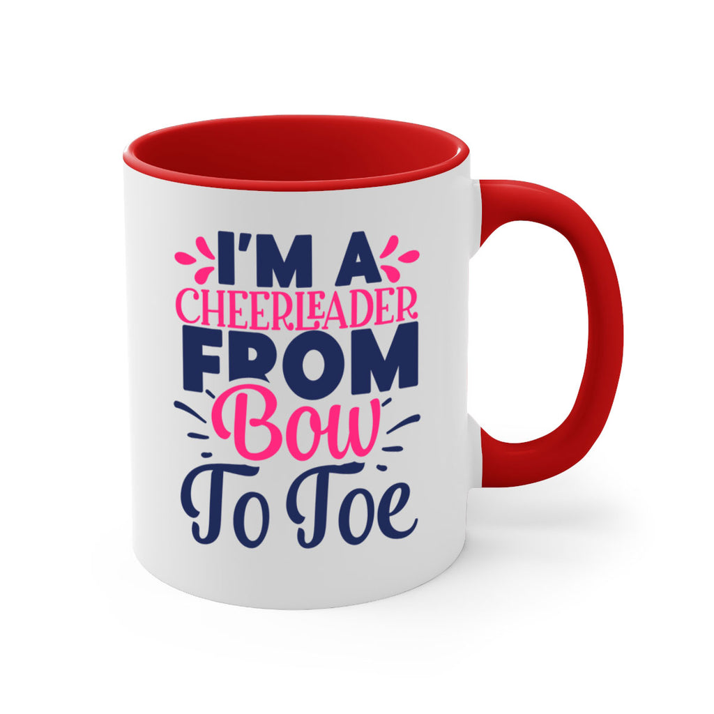 im a cheerleader bow to toe 1743#- cheer-Mug / Coffee Cup