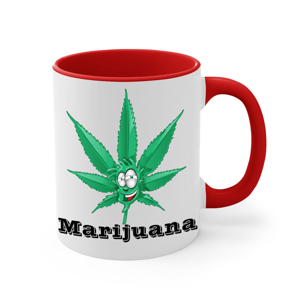 marijuana happy face 199#- marijuana-Mug / Coffee Cup