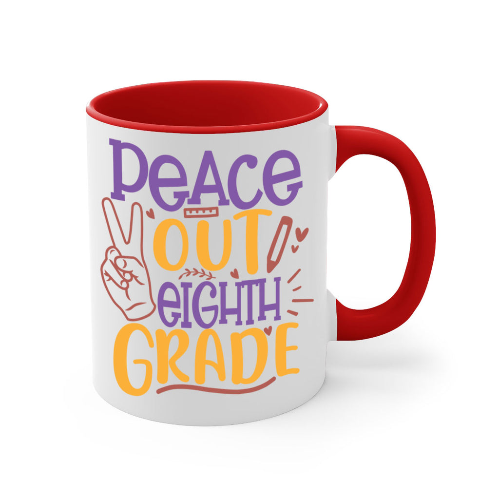 peace out 8th grade 2#-8th grade-Mug / Coffee Cup