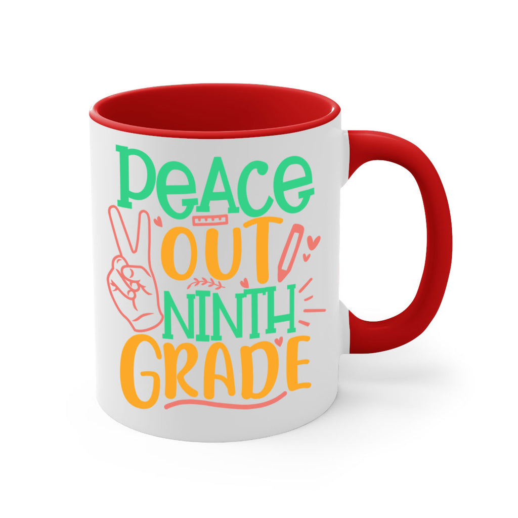 peace out 9th grade 2#- 9th grade-Mug / Coffee Cup